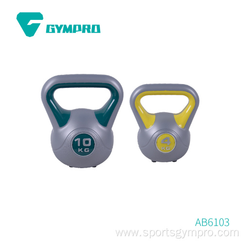 CEMENT PLASTIC TWO COLOR KETTLEBELL